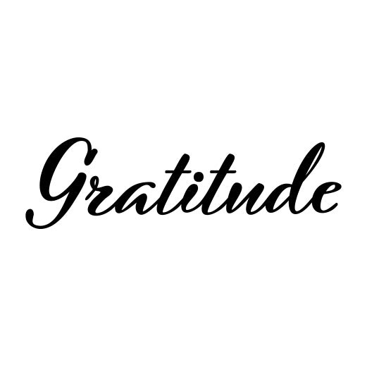 Gratitude |  Cut File