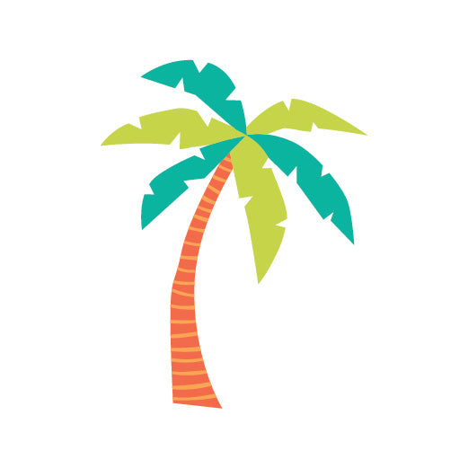 coconut palm print Palm Tree