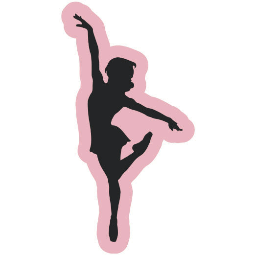 Pink BG Dance Silhouette | Print & Cut File