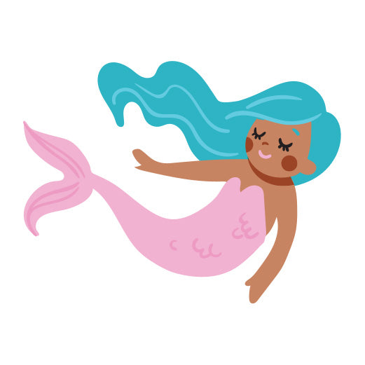 Pink Mermaid | Print &amp; Cut File – CraftSmithco