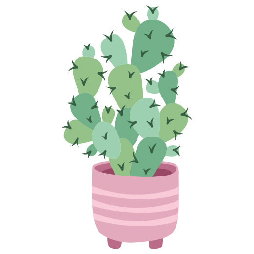 Prickly Pear Cactus | Print & Cut File