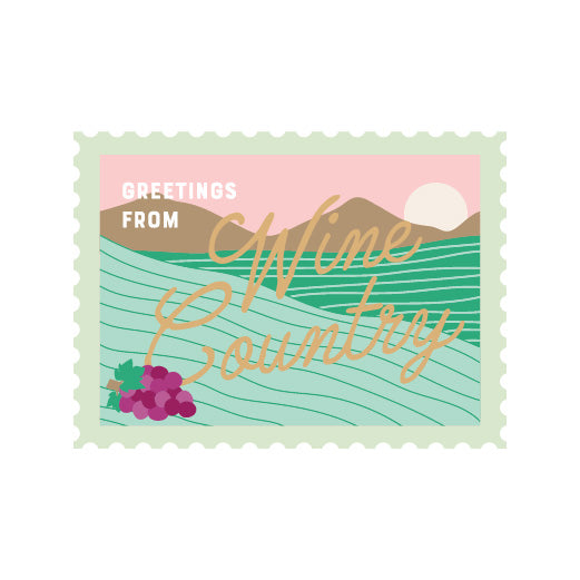 Wine Stamp | Print & Cut File