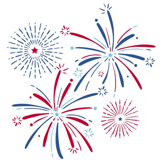 4th of July Fireworks | Print & Cut File