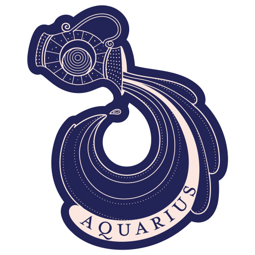 Aquarius Zodiac Sign | Print & Cut File