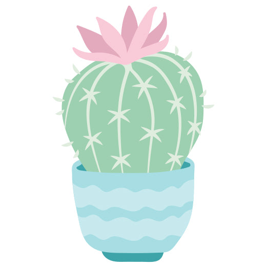 Barrel Cactus | Print &amp; Cut File – CraftSmithco