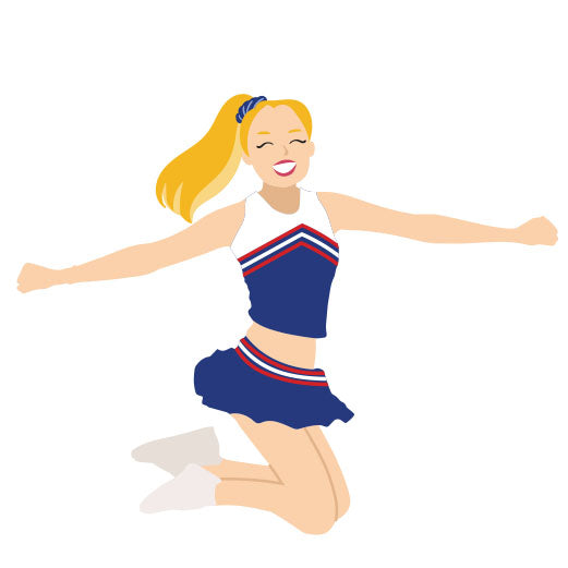 Cheerleader Jump | Print & Cut File