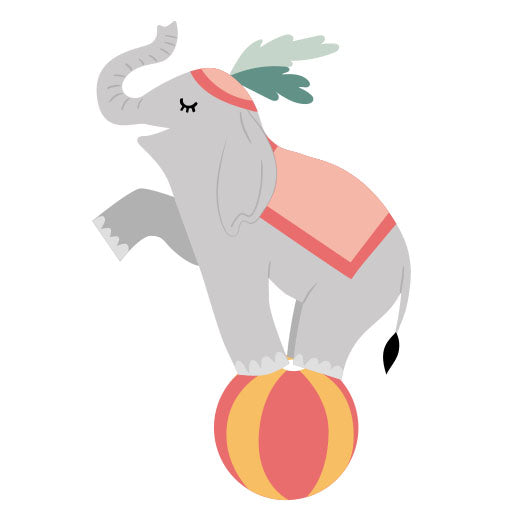 Circus Animal Elephant | Print & Cut File