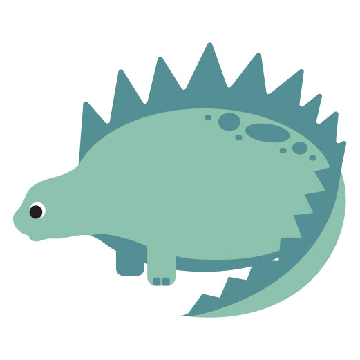 Dinosaur Stegosaurus Green | Print & Cut File