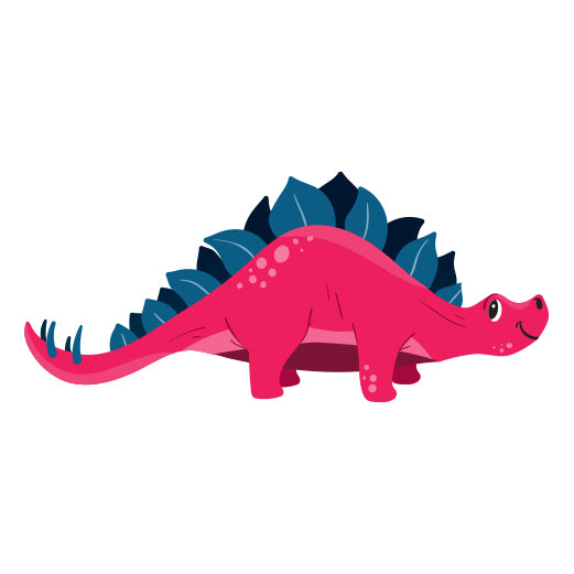 Dinosaur Stegosaurus Pink | Print & Cut File