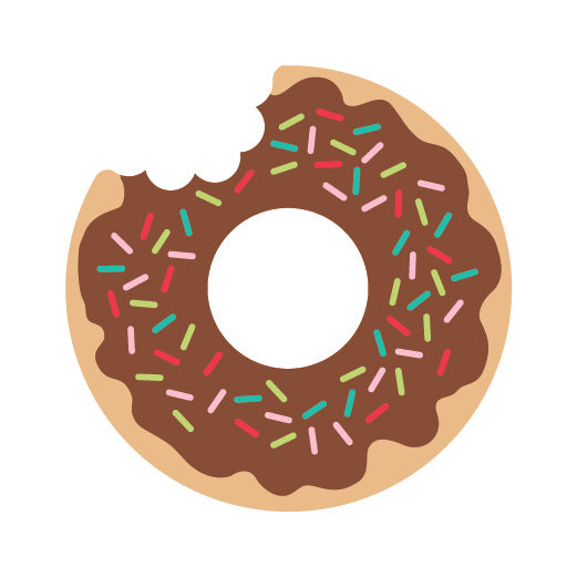 Donut with Sprinkles | Print & Cut File