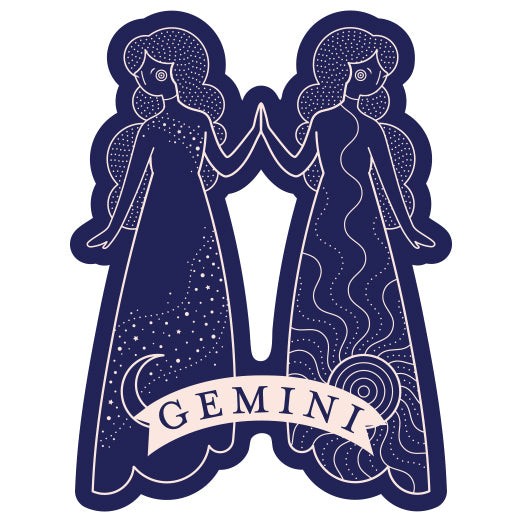 Gemini Zodiac Sign Print & Cut File CraftSmithco
