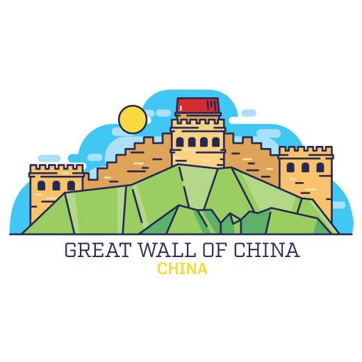 Great Wall of China | Print & Cut File
