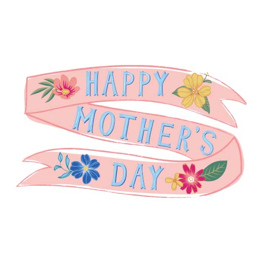 Happy Mother's Day Banner | Print & Cut File