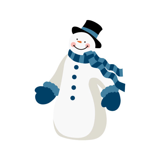 Happy Snowman | Print & Cut File
