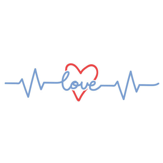 Heart Beat Love | Print & Cut File