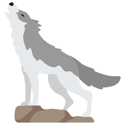 Howling Wolf | Print & Cut File – CraftSmithco