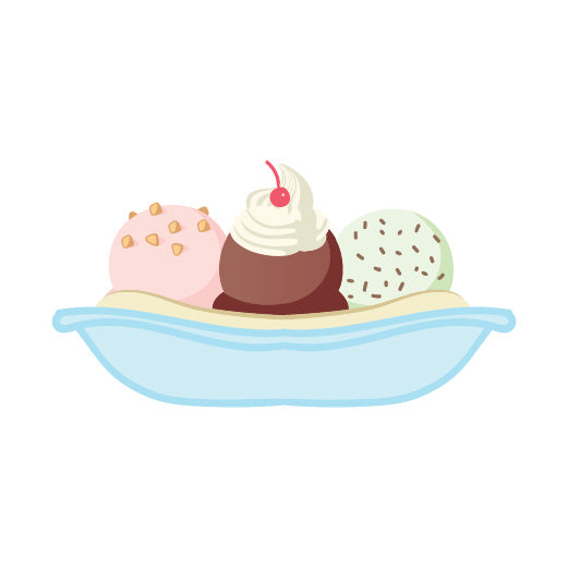 Ice Cream Sundae | Print & Cut File