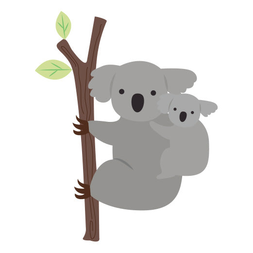 Koala Mom & Baby | Print & Cut File