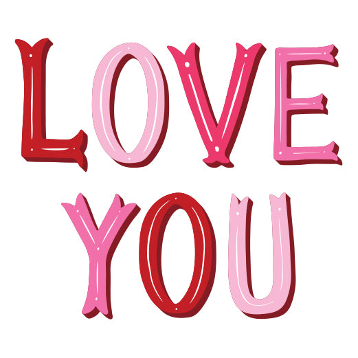 Love You | Print & Cut File