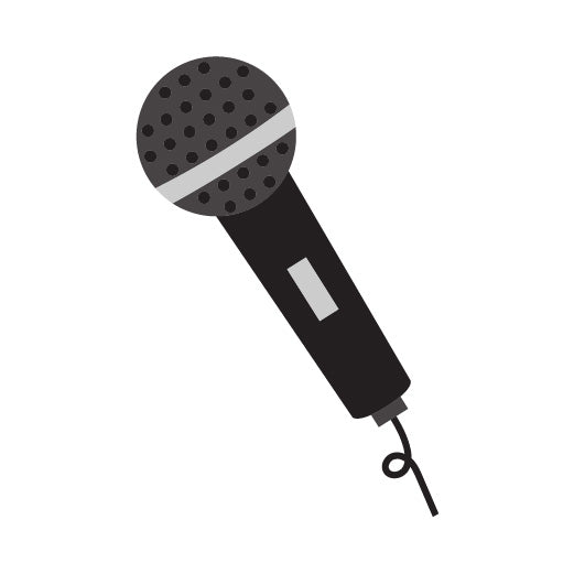 Microphone | Print & Cut File – CraftSmithco