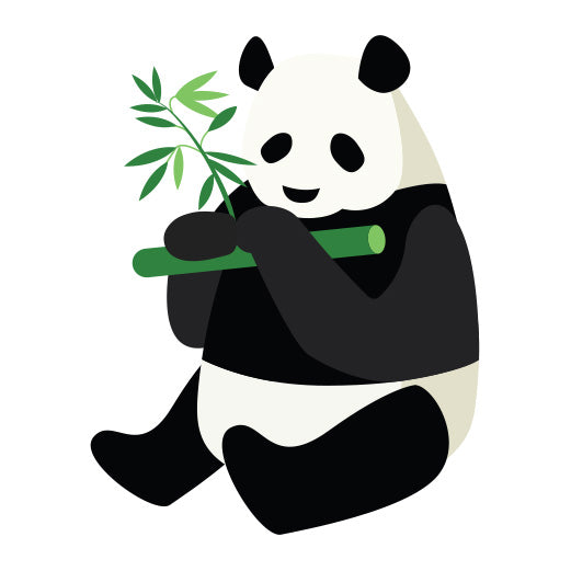 Panda Eating Bamboo | Print & Cut File
