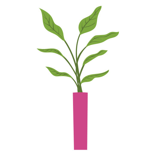 Pink Vase Plant | Print & Cut File