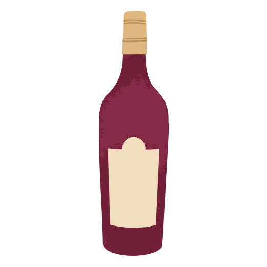 Red Wine Bottle | Print & Cut File