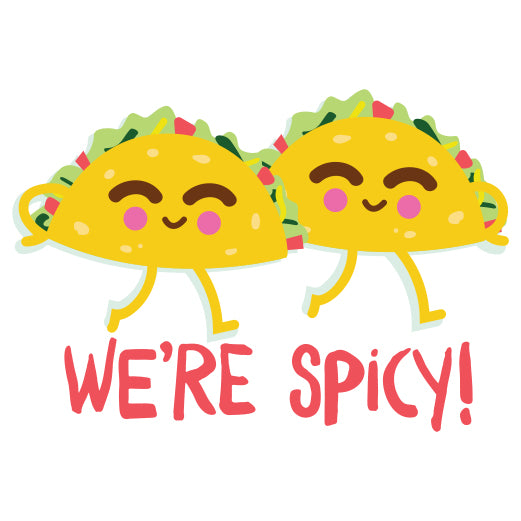 Spicy Tacos Pair | Print & Cut File