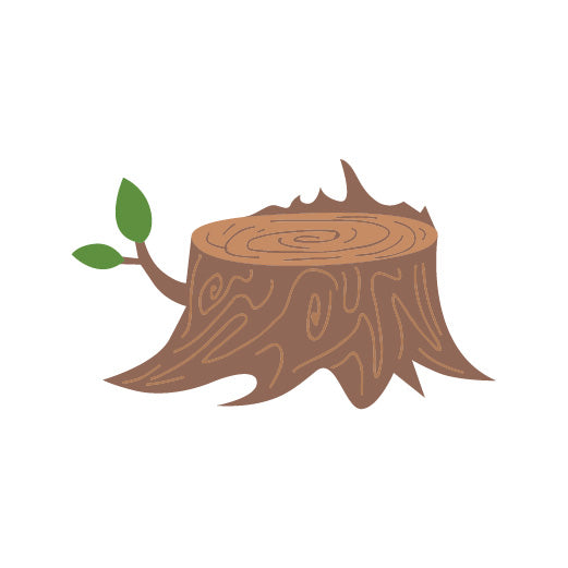 Tree Stump Print & Cut File CraftSmithco