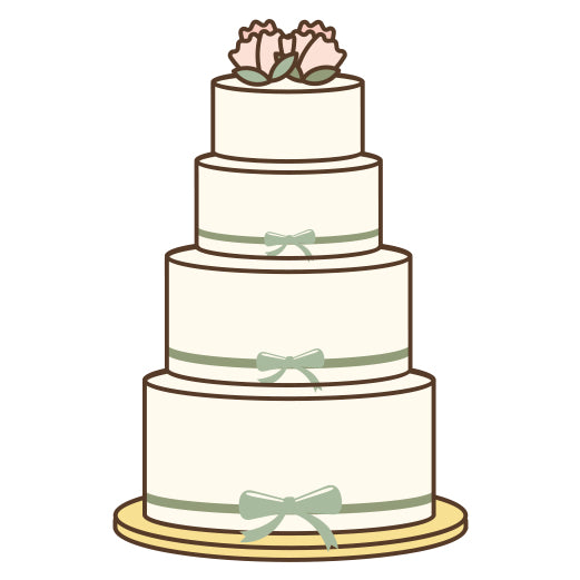 Wedding Cake | Print & Cut File
