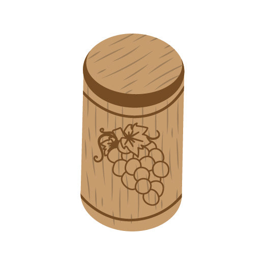 Wine Cork | Print & Cut File