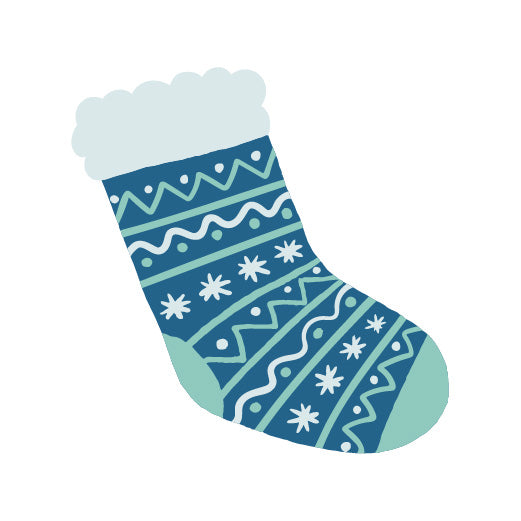Winter Sock | Print & Cut File