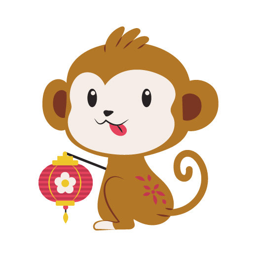 Year of the Monkey | Print & Cut File