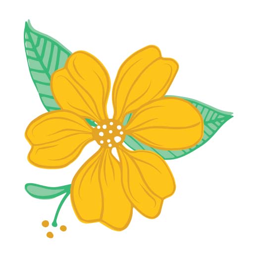 Yellow Flower | Print & Cut File – CraftSmithco